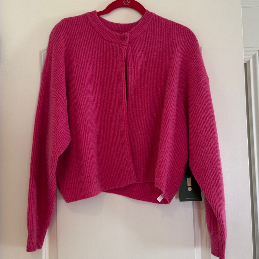 DAILY DRILLS single button cardigan